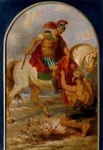 Joseph Hasslwander - Der heilige Martin mit dem Bettler - 4499 - Österreichische Galerie Belvedere