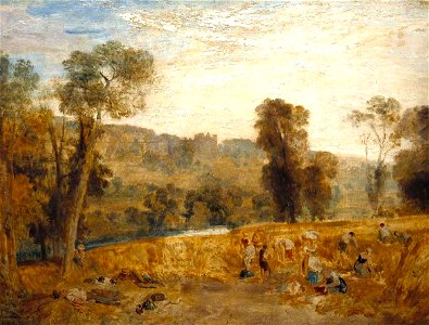 Joseph Mallord William Turner (1775-1851) - Cassiobury Park, Reaping - N04663 - National Gallery