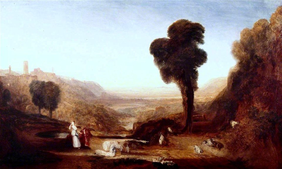 Joseph Mallord William Turner (1775-1851) - Landscape, Christ and the Woman of Samaria - N01875 - National Gallery