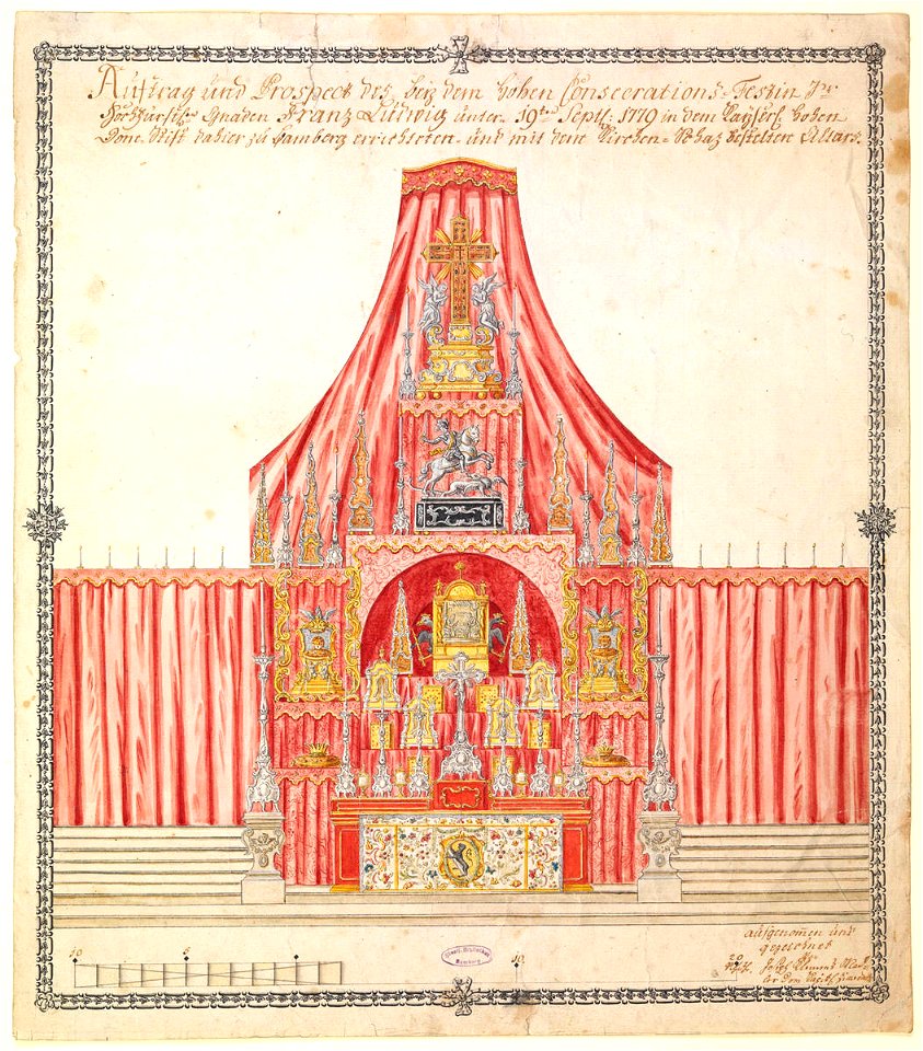 Joseph Klemens Madler Altar Bamberger Dom 1779