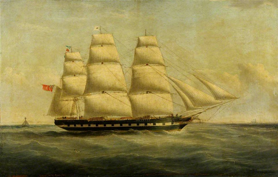Joseph Heard (1799-1859) - The Clipper 'Sea Horse' - BHC3631 - Royal Museums Greenwich