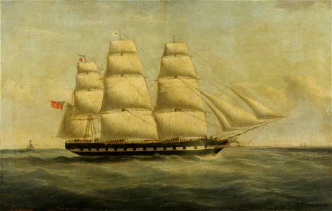 Joseph Heard (1799-1859) - The Clipper 'Sea Horse' - BHC3631 - Royal Museums Greenwich. Free illustration for personal and commercial use.