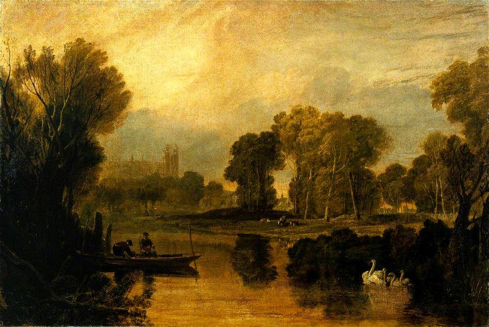 Joseph Mallord William Turner (1775-1851) - The Thames at Eton - T03873 - Tate