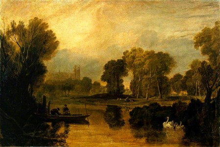 Joseph Mallord William Turner (1775-1851) - The Thames at Eton - T03873 - Tate