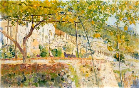 Joseph Lindon Smith - Cappucini Amalfi Monastery - 1936.109.187 - Fogg Museum