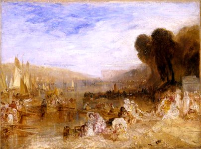 Joseph Mallord William Turner (1775-1851) - Sketch for 'East Cowes Castle, the Regatta Starting for Their Moorings' No. 3 - N01997 - National Gallery