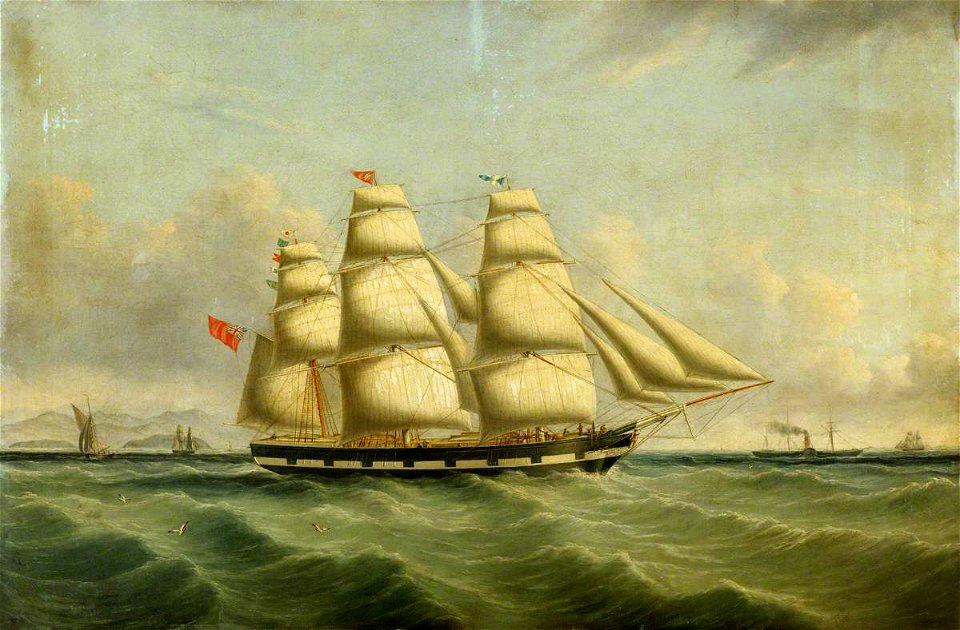 Joseph Heard (1799-1859) - The Ship 'Montezuma' - BHC3500 - Royal Museums Greenwich