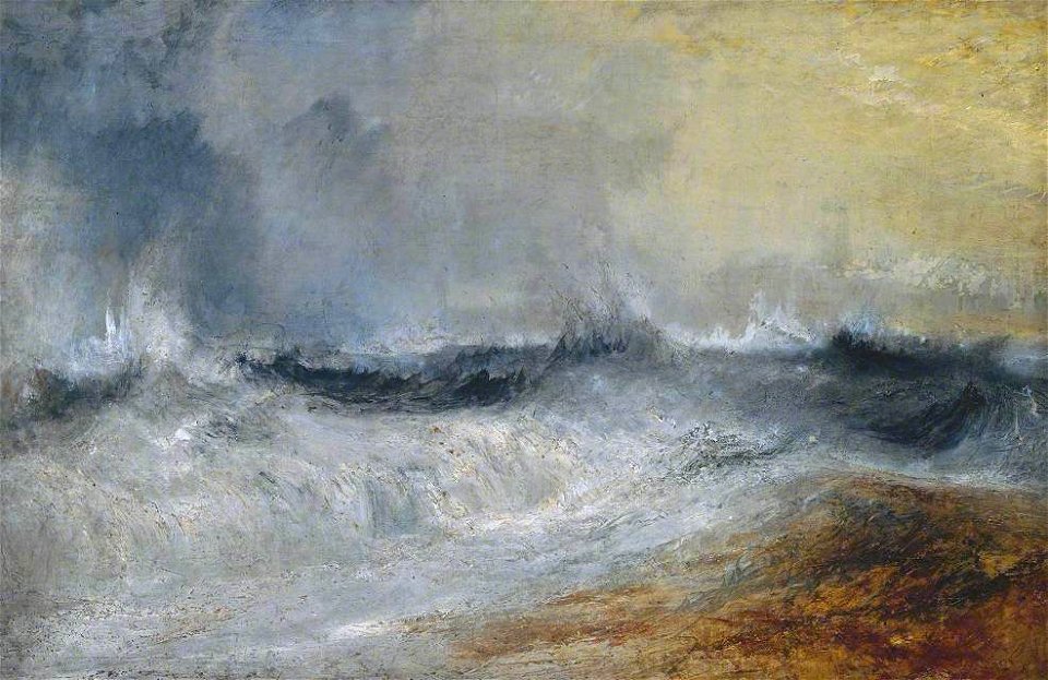 Joseph Mallord William Turner (1775-1851) - Waves Breaking against the Wind - N02881 - National Gallery