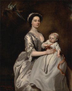 Joseph Highmore - Mrs. Sharpe and Her Child - Google Art Project. Free illustration for personal and commercial use.