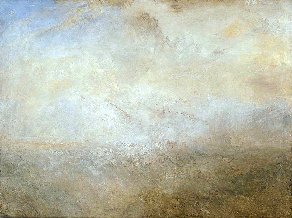 Joseph Mallord William Turner (1775-1851) - Seascape with Distant Coast - N05516 - National Gallery