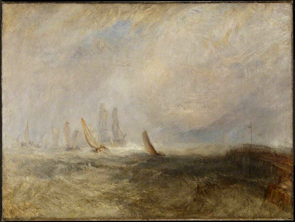 Joseph Mallord William Turner (1775-1851) - Fishing Boats Bringing a Disabled Ship into Port Ruysdael - N00536 - National Gallery