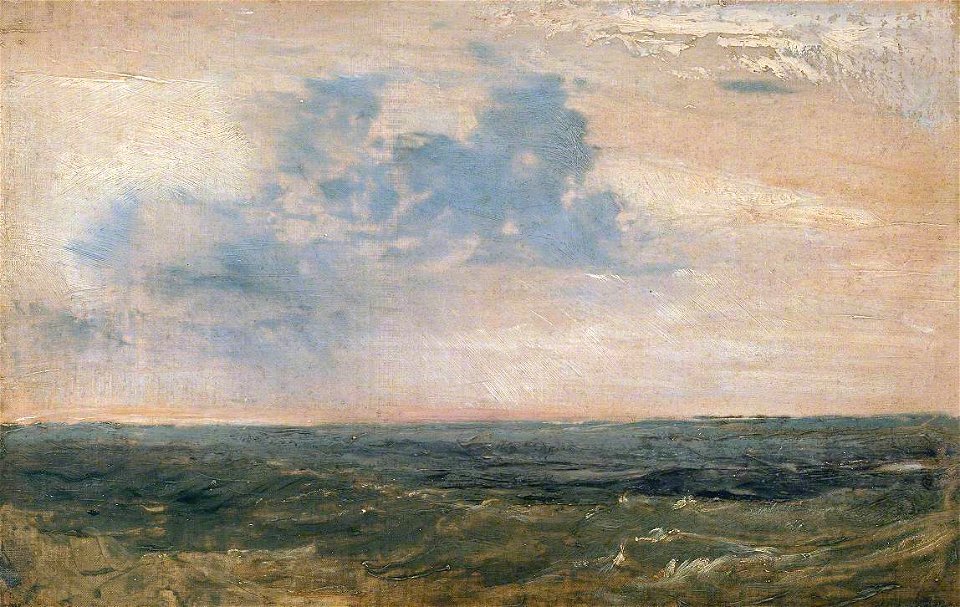 Joseph Mallord William Turner (1775-1851) - Study of Sea and Sky, Isle of Wight - N02001 - National Gallery