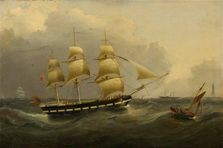 Joseph Heard (1799-1859) - The Ship 'Annie Jane' - BHC3197 - Royal Museums Greenwich. Free illustration for personal and commercial use.