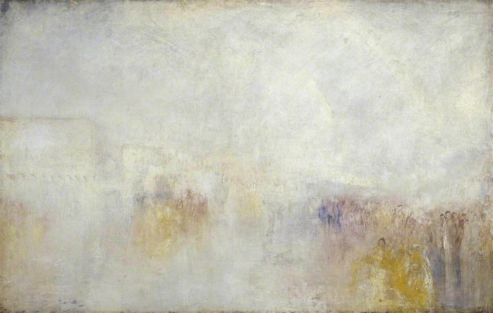 Joseph Mallord William Turner (1775-1851) - Riva degli Schiavone, Venice, Water Fête - N04661 - National Gallery