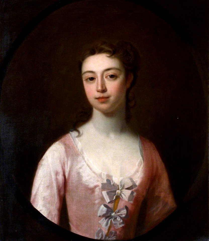 Joseph Highmore (1692-1780) (style Of) - Portrait Of A Lady In Pink ...