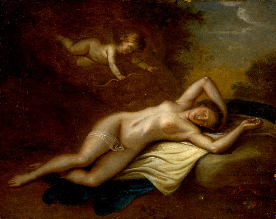 Joseph Hauber - Venus und Amor - G 5056 - Lenbachhaus