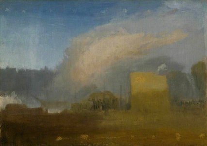 Joseph Mallord William Turner (1775-1851) - Rouen, The Left Bank, with Shipping Beyond - N03383 - National Gallery