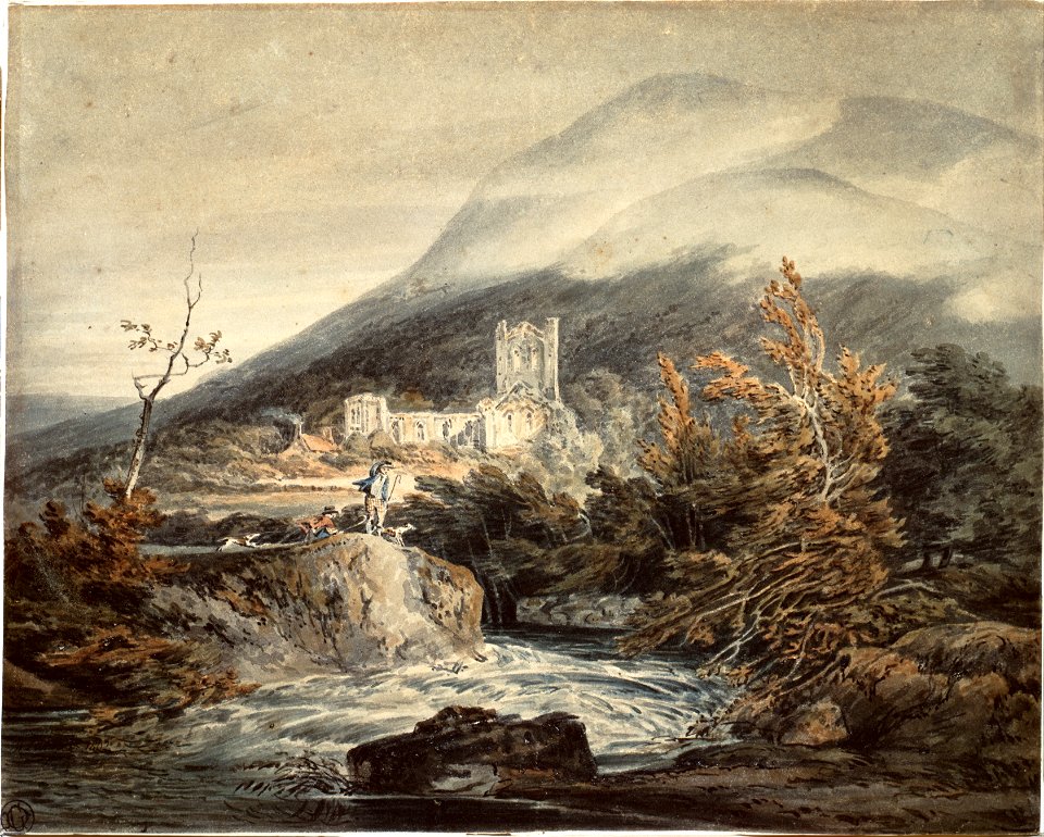 Joseph Mallord William Turner - Llanthony Abbey, Monmouthshire - Google Art Project