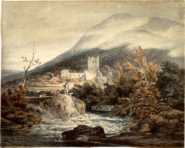 Joseph Mallord William Turner - Llanthony Abbey, Monmouthshire - Google Art Project