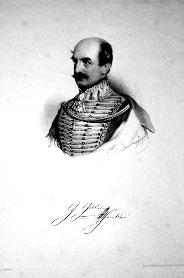 Joseph Jelačić von Bužim Litho