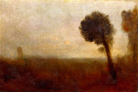 Joseph Mallord William Turner (1775-1851) - Landscape with a Tree on the Right - N05545 - National Gallery