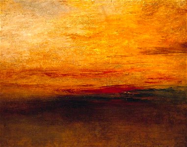 Joseph Mallord William Turner (1775-1851) - Sunset - N01876 - National Gallery