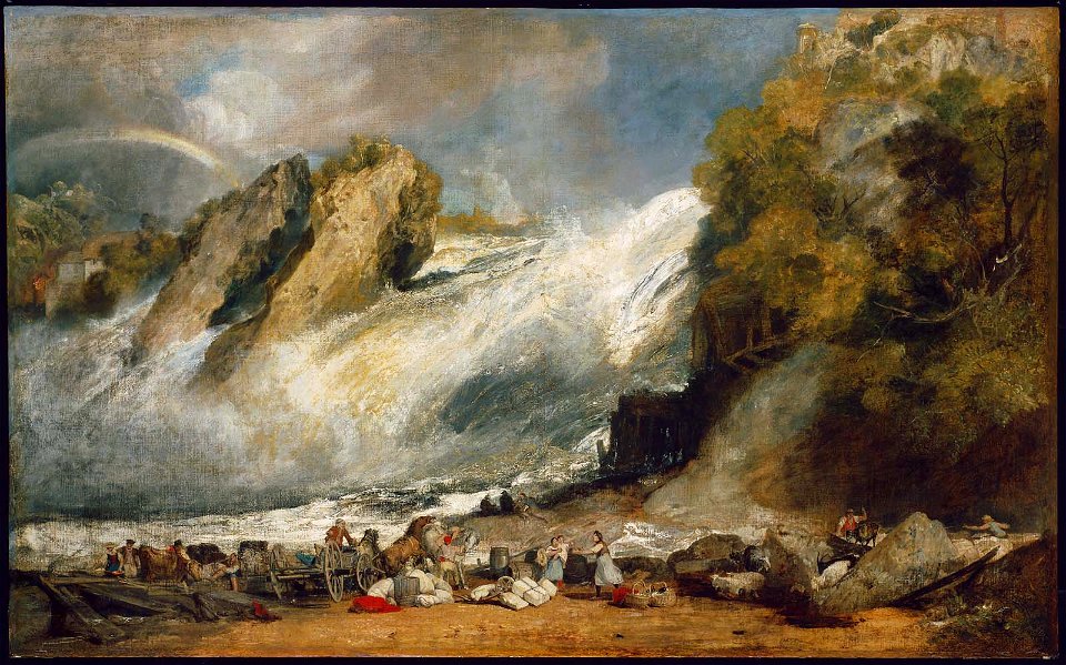 Joseph Mallord William Turner - Fall of the Rhine at Schaffhausen - 13.2723 - Museum of Fine Arts