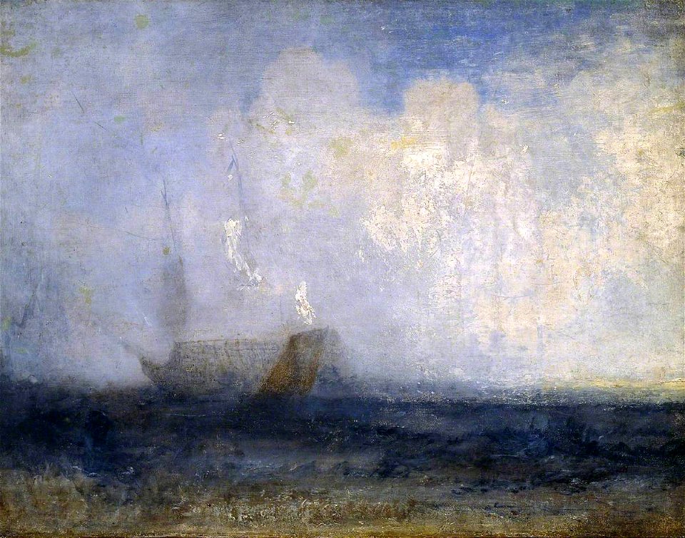 Joseph Mallord William Turner (1775-1851) - Seascape with a Sailing Boat and a Ship - N05520 - National Gallery