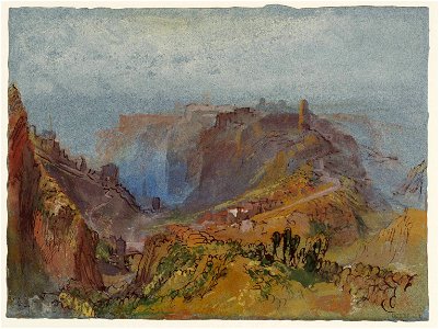 Joseph Mallord William Turner The Rham Plateau and the Bock, Luxembourg, from the North-East c.1839