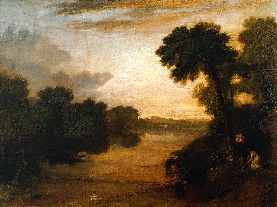 Joseph Mallord William Turner (1775-1851) - The Thames near Windsor - T03871 - Tate