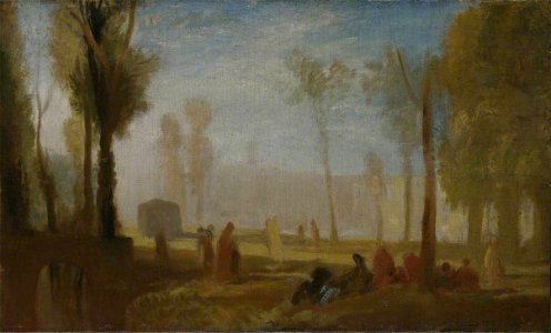 Joseph Mallord William Turner (1775-1851) - Rouen, A View from the Left Bank in the Faubourg St-Sever - N03384 - National Gallery