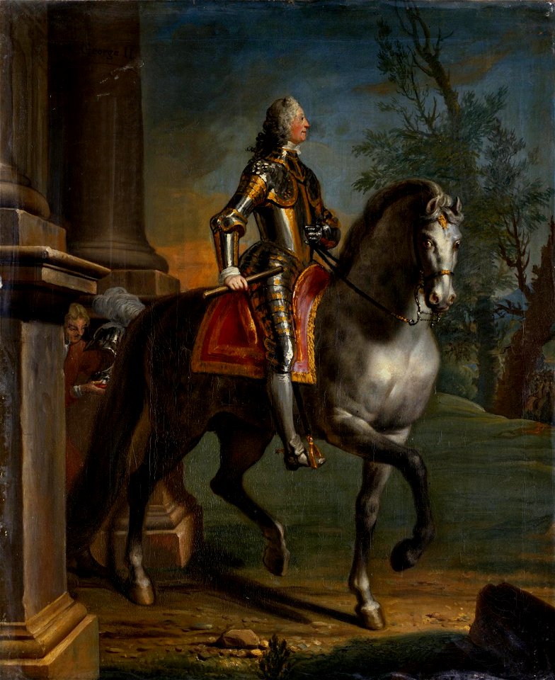 Joseph Highmore (1692-1780) - Equestrian Portrait of King George II - T04944 - Tate