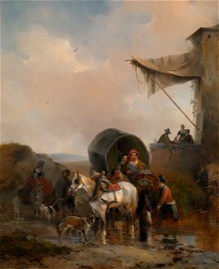Joseph Moerenhout - De pleisterplaats - SA 185 - Amsterdam Museum