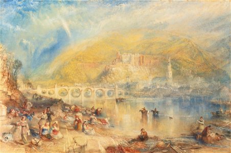 Joseph Mallord William Turner - Heidelberg with a Rainbow, 1840