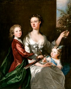Joseph Highmore - The artist's wife Susanna, son Anthony and daughter Susanna - Google Art Project