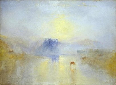 Joseph Mallord William Turner - Norham Castle, Sunrise - WGA23182. Free illustration for personal and commercial use.