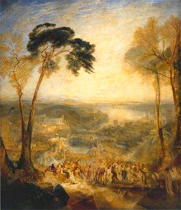 Joseph Mallord William Turner (1775-1851) - Phryne Going to the Public Baths as Venus, Demosthenes Taunted by Aeschines - N00522 - National Gallery