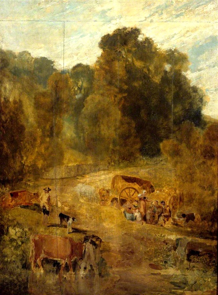 Joseph Mallord William Turner (1775-1851) - Gipsy Camp - N03048 - National Gallery