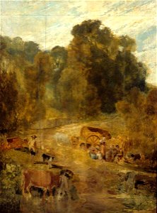 Joseph Mallord William Turner (1775-1851) - Gipsy Camp - N03048 - National Gallery