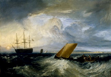 Joseph Mallord William Turner - Sheerness as seen from the Nore - Google Art Project