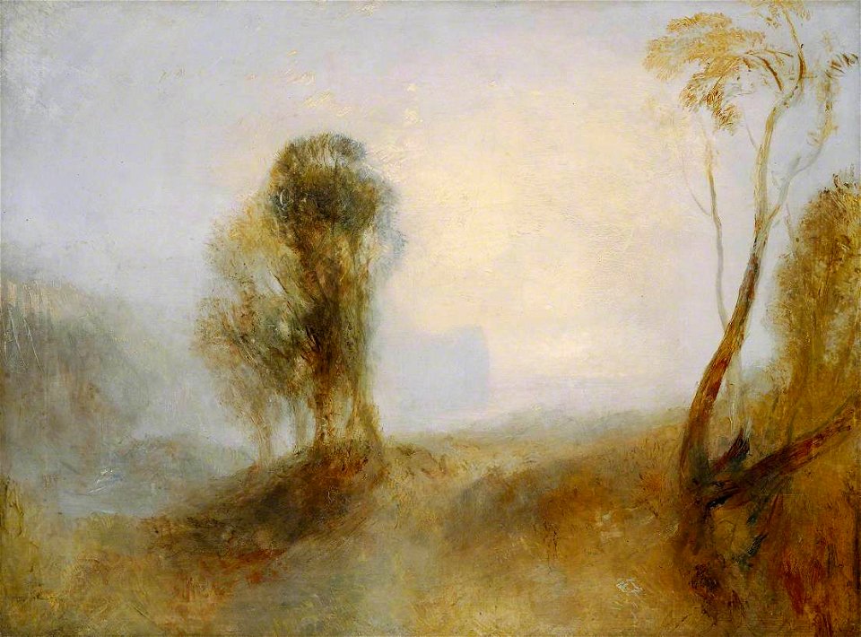 Joseph Mallord William Turner (1775-1851) - Sunrise, a Castle on a Bay, 'Solitude' - N01985 - National Gallery
