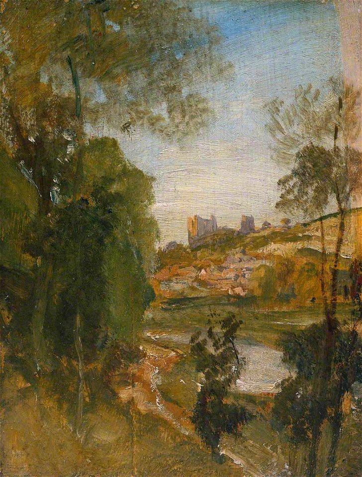 Joseph Mallord William Turner (1775-1851) - Guildford from the Banks of the Wey - N02310 - National Gallery