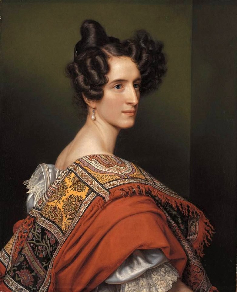 Joseph Karl Stieler - Hofsängerin Katharina Sigl-Vespermann - WAF 1047 - Bavarian State Painting Collections