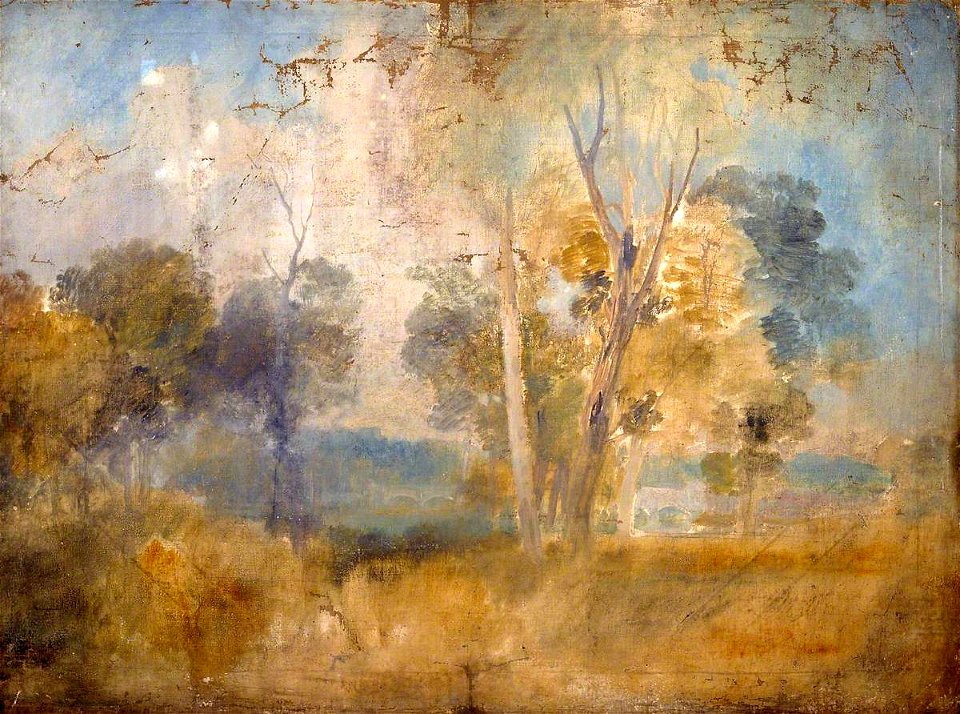 Joseph Mallord William Turner (1775-1851) - The Thames Glimpsed between Trees, possibly at Kew Bridge - N05519 - National Gallery