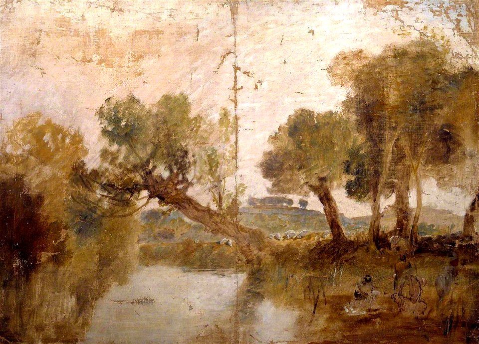 Joseph Mallord William Turner (1775-1851) - Washing Sheep - N02699 - National Gallery