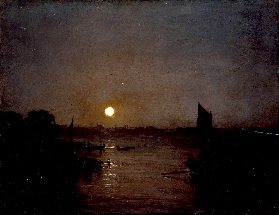 Joseph Mallord William Turner (1775-1851) - Moonlight, a Study at Millbank - N00459 - National Gallery
