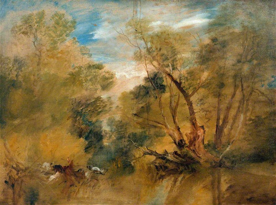 Joseph Mallord William Turner (1775-1851) - Willows beside a Stream - N02706 - National Gallery