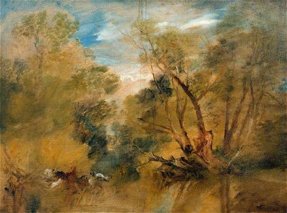 Joseph Mallord William Turner (1775-1851) - Willows beside a Stream - N02706 - National Gallery