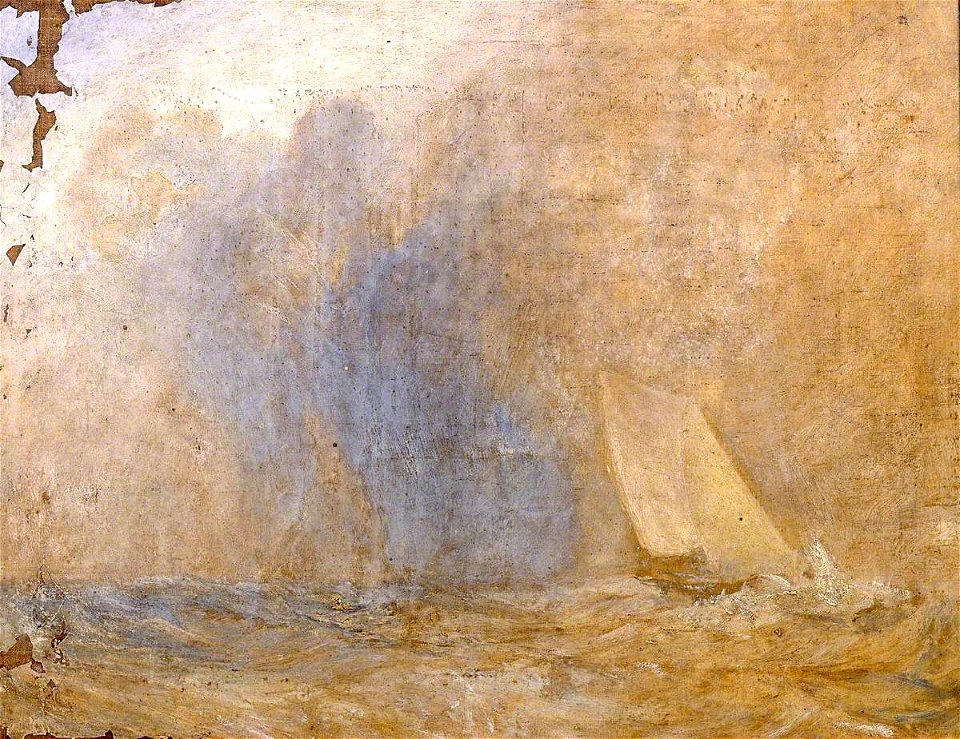 Joseph Mallord William Turner (1775-1851) - Seascape with a Yacht (^) - N05485 - National Gallery