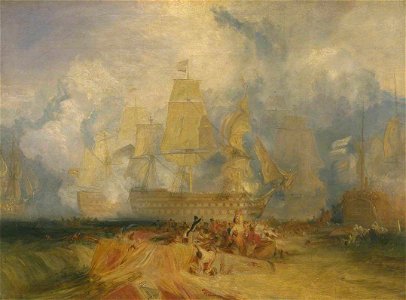 Joseph Mallord William Turner (1775-1851) - Second Sketch for 'The Battle of Trafalgar' - N00556 - National Gallery